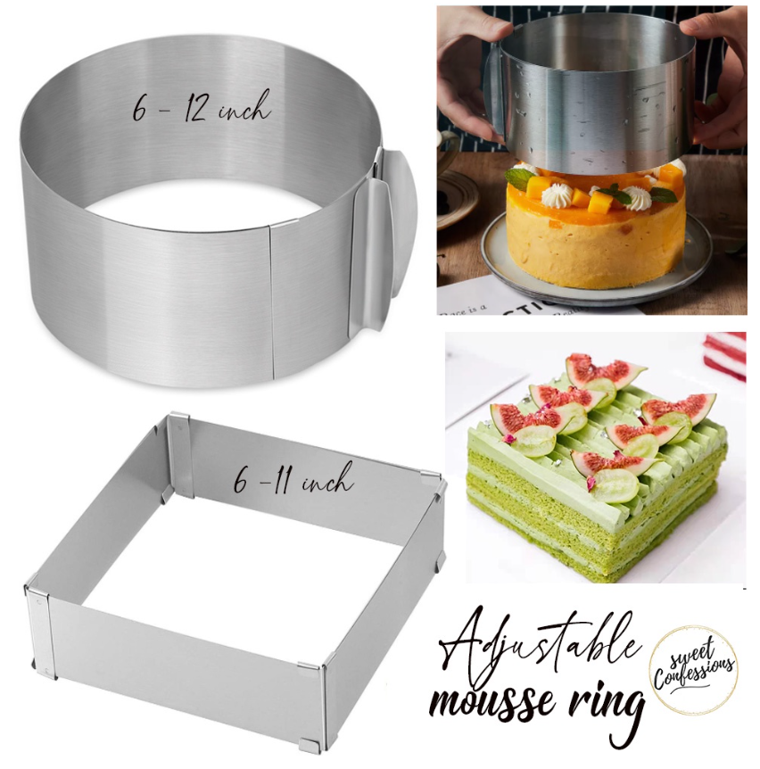 Adjustable on sale cake mould