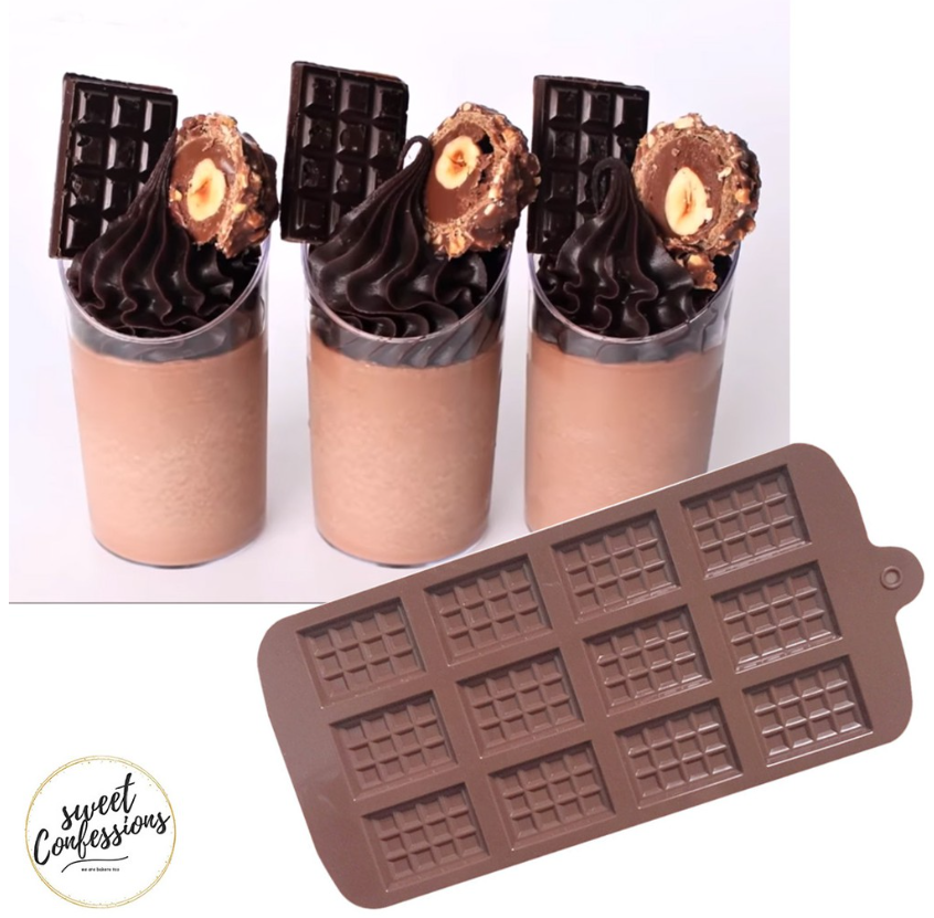 Mini Chocolate Bar Silicone Mold – Busy Bakers Supplies