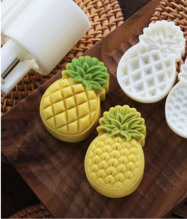 2 pattern Pineapple tart mould cutter Pineapples mooncake presser mo