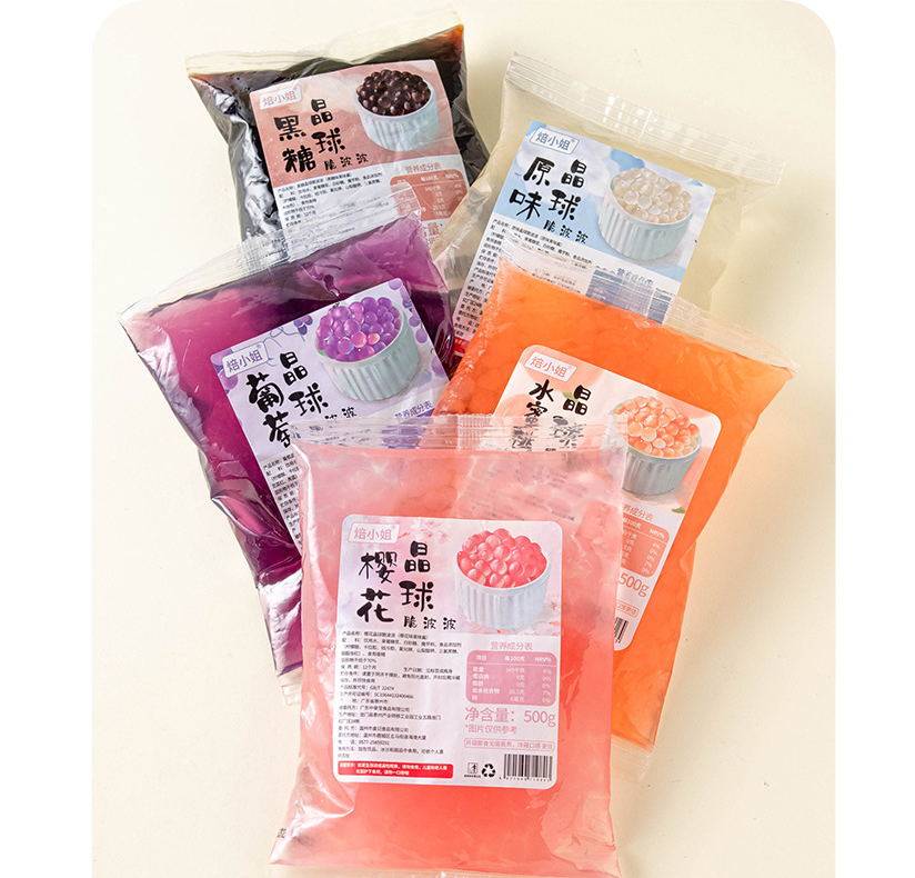 500g konjac ball (many flavours) dessert topping