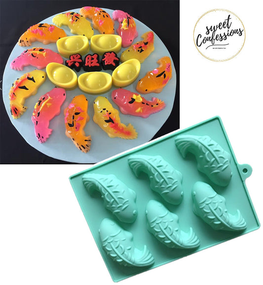 🇸🇬 CNY koi fish silicone mould jelly making new year rice cake making