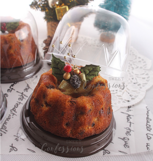 (10pcs) 4 inch Transparent cake packaging box round dome 10pcs plastic cake boxes for pastry cupcake container bundt cake box