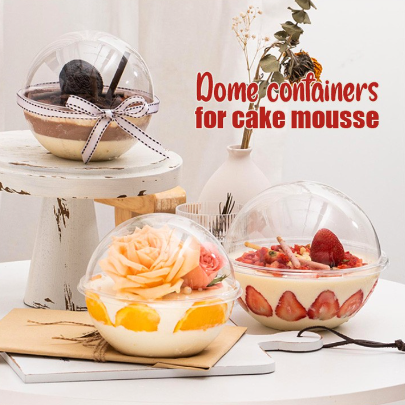 5pcs Push Pop Cake Containers & Sticks & Base Sets, Round Shape, For Baking  And Dessert Diy