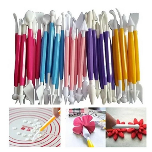 8pcs Gumpaste flowers modelling tools fondant ball modelling tool