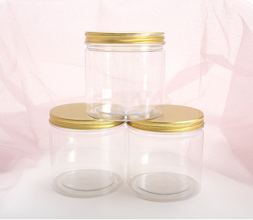 Round Pet Plastic Food Storage Candy Packaging Container Clear Cookie Jar  With Cover - Buy Clear Cookie Jar,Cookies Container,Plastic Round Jar  Product on Aliba…