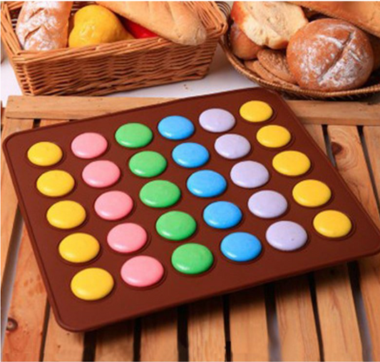 macaron silicone mat mould non stick macarons baking sheet