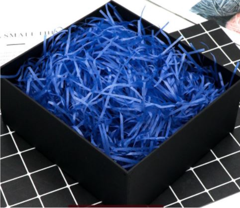 🇸🇬 50g MATTE / GLITTER shredded paper raffia gift box filler packing box supplies red blue black brown yellow green