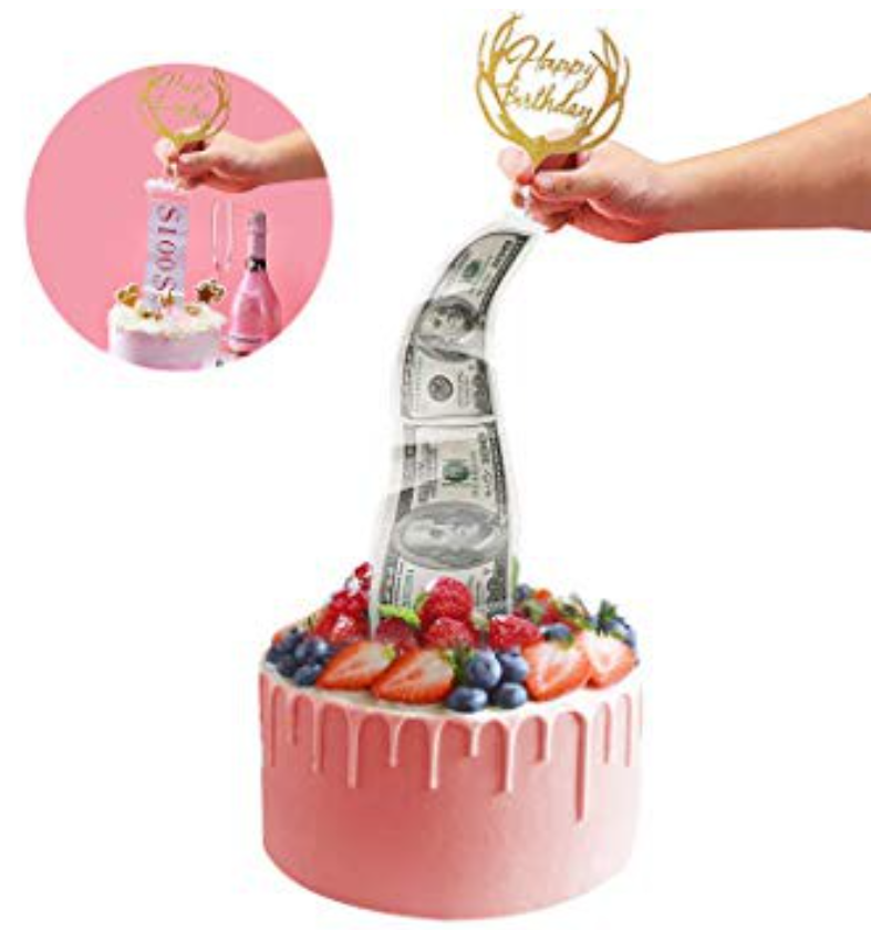 Cake Atm Happy Birthday Cake Topper Money Box Funny Surprise Making Toy-cake  Atm Birthday Party Creative Decoration Supplies - AliExpress