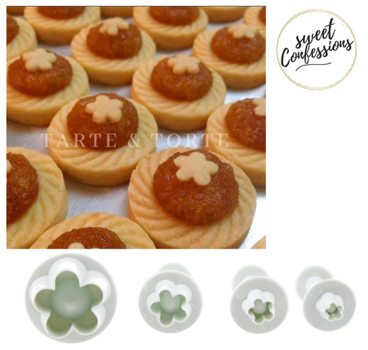 Blossom sakura 5 petal blossoms flower plunger cutter fondant mould