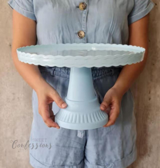 Cake stand: Large - yellow | Decorative cake stands | A Little Lovely  Company