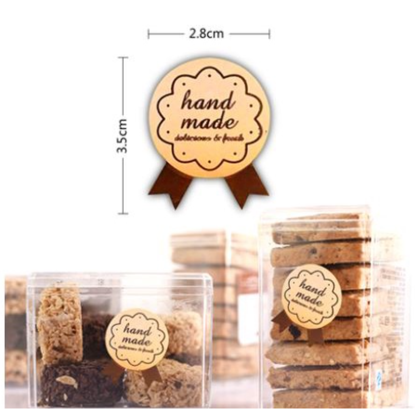 40pcs Sealing stickers handmade packaging box label cookie bag label