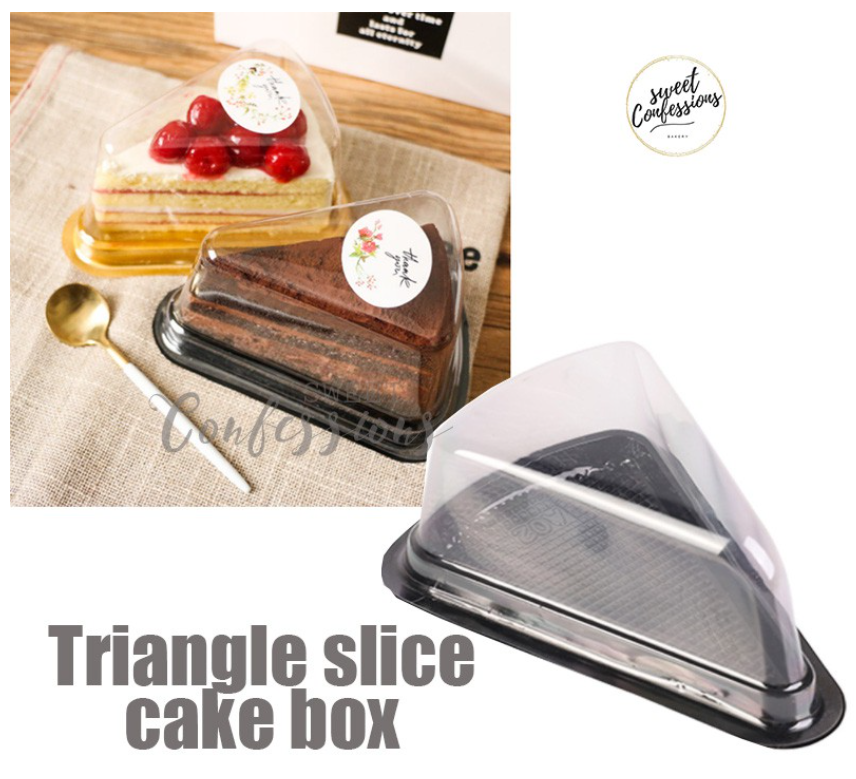Premium AI Image | Sweet desert chocolate cake food on triangle shaped on a  close up food still